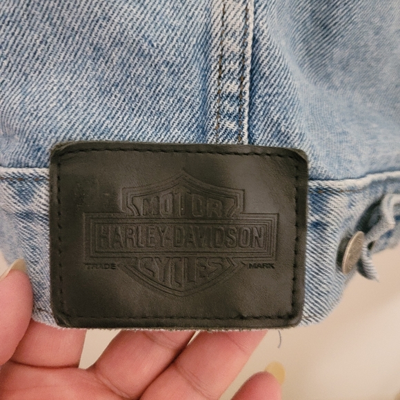 Harley Davidson Jean Jacket - Picture 6 of 8